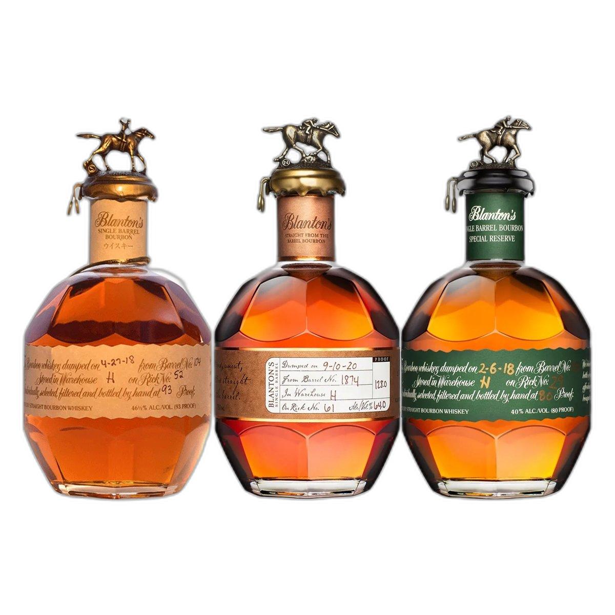 Blanton's Red Label Straight From The Barrel Green Label Bundle Blanton's Red Label Straight From The Barrel Green Label Bundle