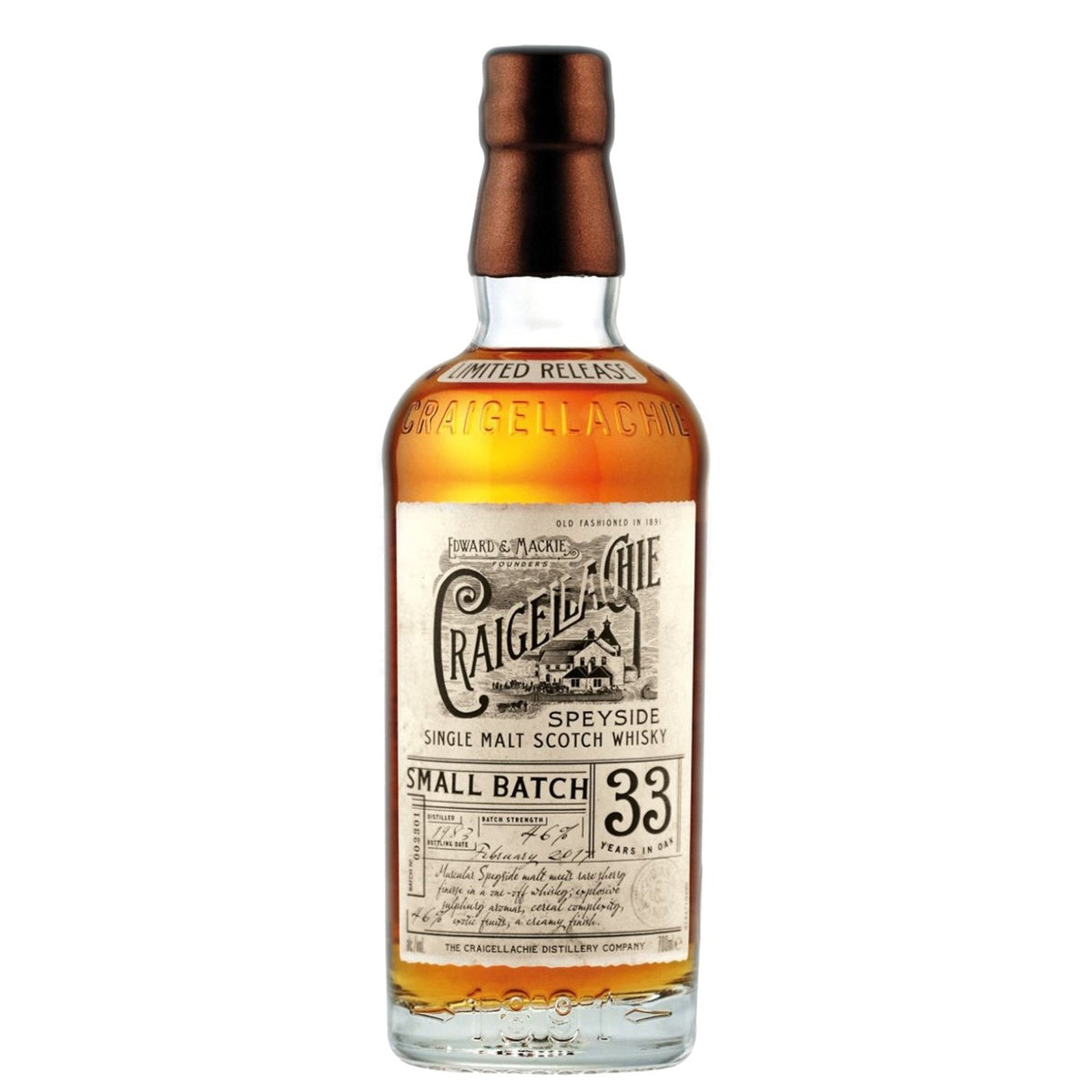 Craigellachie Single Malt Scotch Small Batch 33 Year Craigellachie Single Malt Scotch Small Batch 33 Year