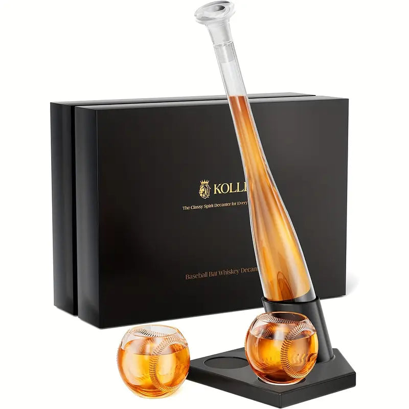 Home Run Baseball Decanter Set Home Run Baseball Decanter Set