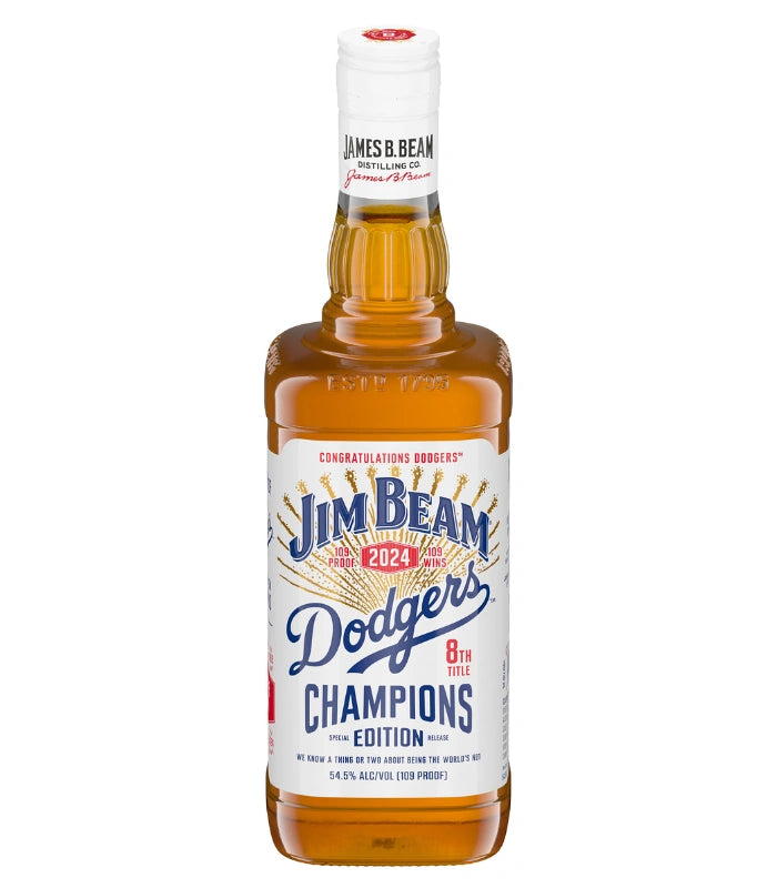 Jim Beam Dodgers 8th Title Champions Edition Bourbon 109 Proof Jim Beam Dodgers 8th Title Champions Edition Bourbon 109 Proof