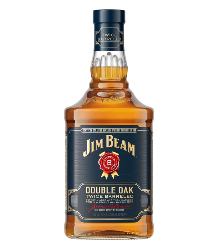 Jim Beam Double Oak Bourbon Whiskey 750mL Jim Beam Double Oak Bourbon Whiskey 750mL