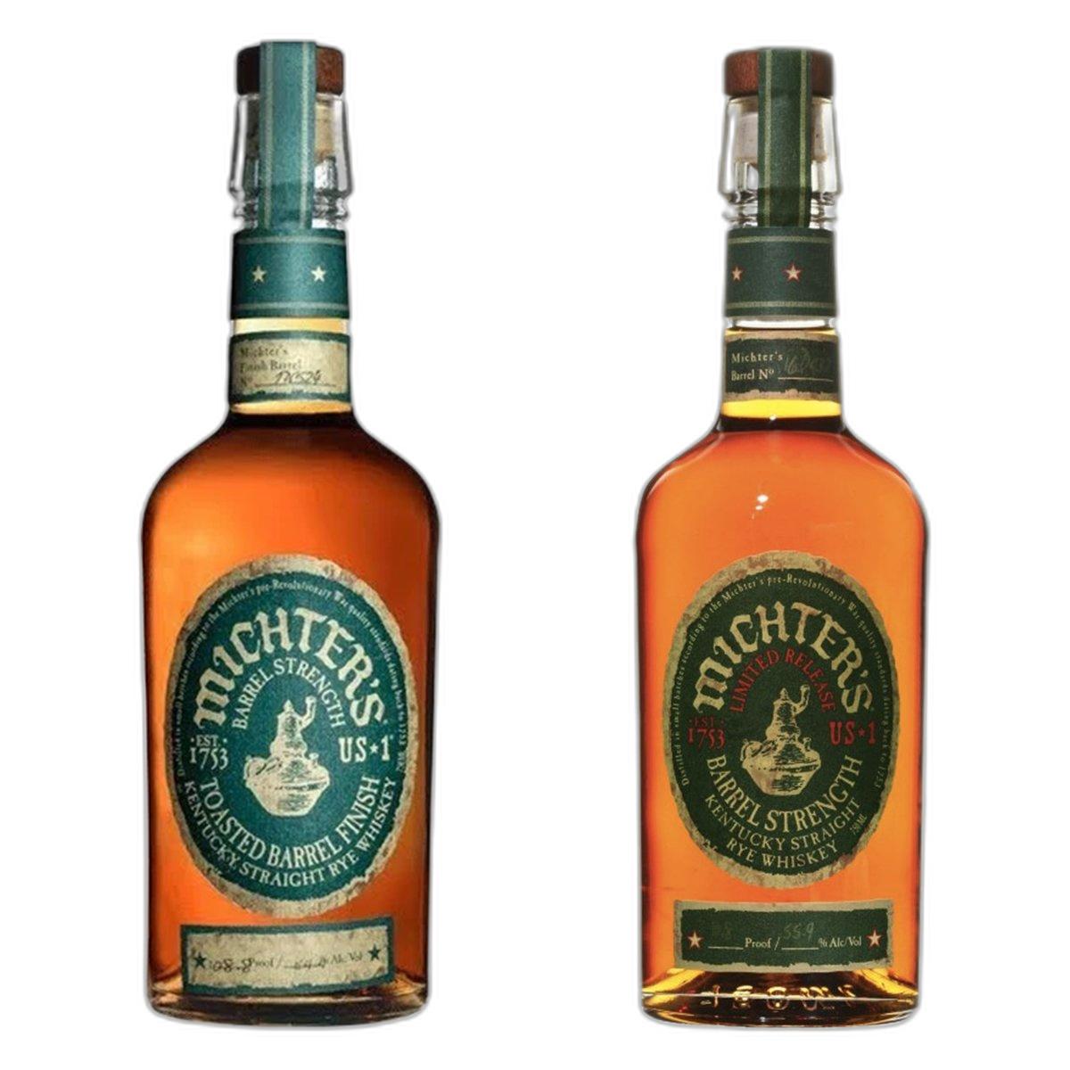 Michters Toasted Barrel Finish Rye Limited Release Bourbon Barrel Strength Rye Bundle Michters Toasted Barrel Finish Rye Limited Release Bourbon Barrel Strength Rye Bundle