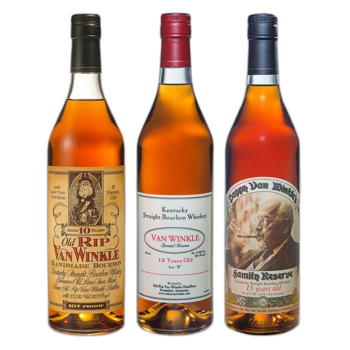 Pappy Van Winkle 10 Year Bourbon 12 Year 15 Year Bundle Pappy Van Winkle 10 Year Bourbon 12 Year 15 Year Bundle
