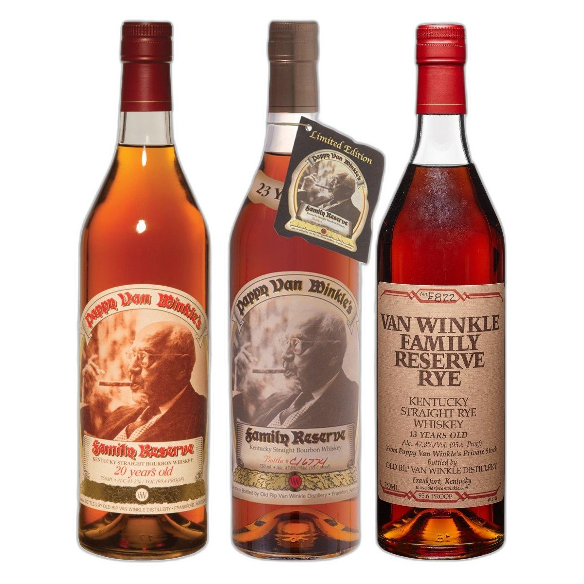Pappy Van Winkle 20 Year Bourbon 23 Year Family Reserve Rye Bundle Pappy Van Winkle 20 Year Bourbon 23 Year Family Reserve Rye Bundle