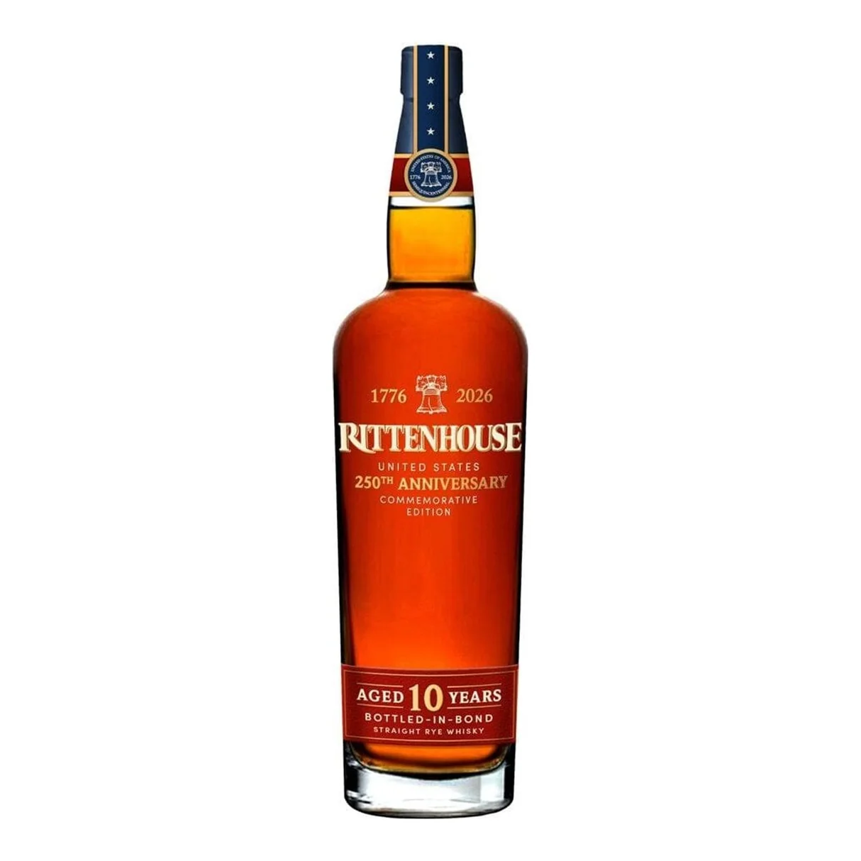 Rittenhouse 10 Year Bottled in Bond Rye 250th Anniversary Rittenhouse 10 Year Bottled in Bond Rye 250th Anniversary