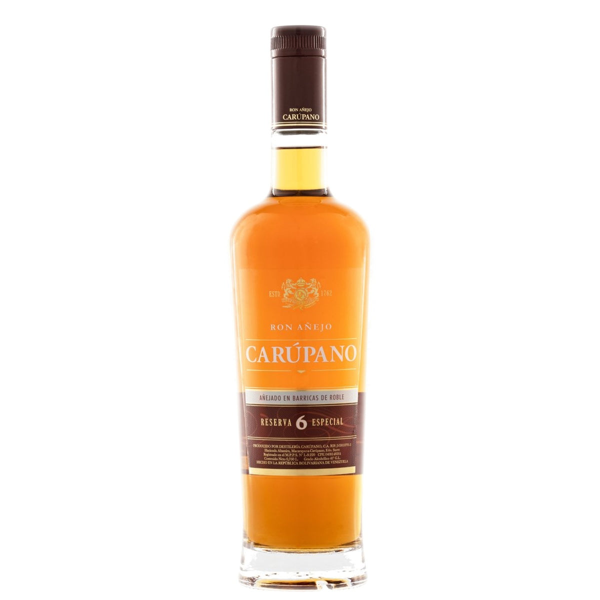 Ron Añejo Carúpano Reserva 6 Especial Rum Ron Añejo Carúpano Reserva 6 Especial Rum