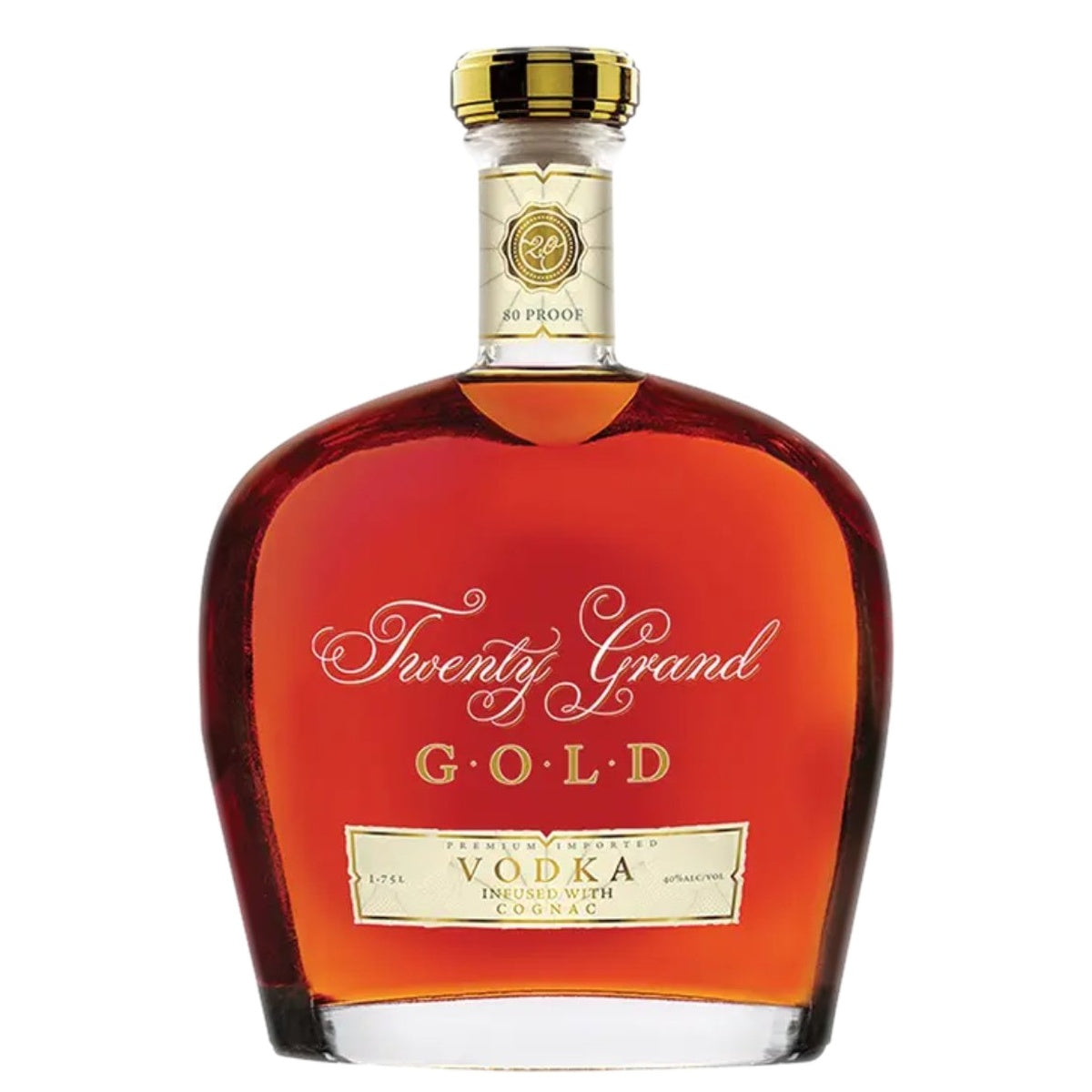 Twenty Grand Gold Vodka Infused with Cognac Twenty Grand Gold Vodka Infused with Cognac