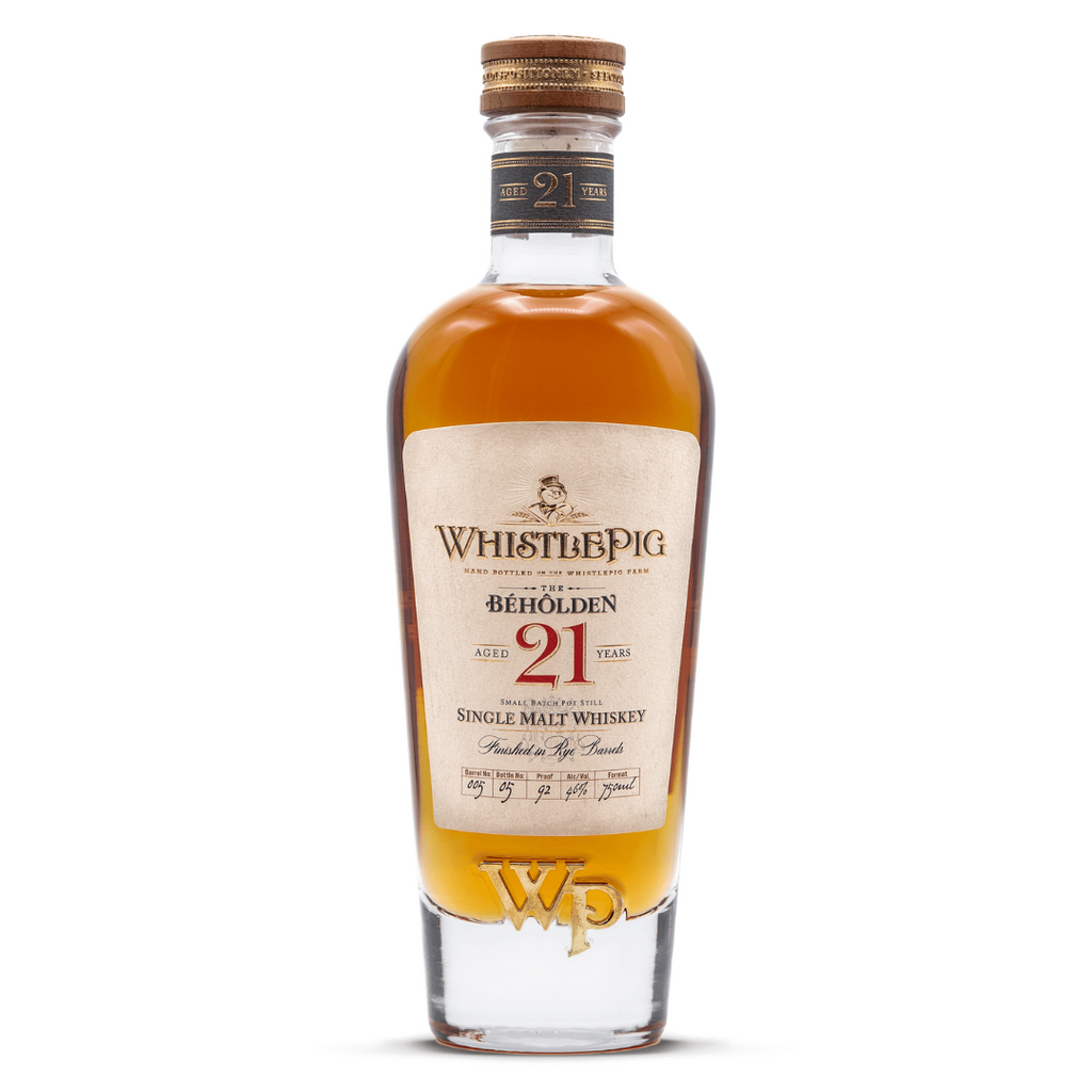 Whistlepig The Beholden 21-Year Single Malt Whiskey Whistlepig The Beholden 21-Year Single Malt Whiskey